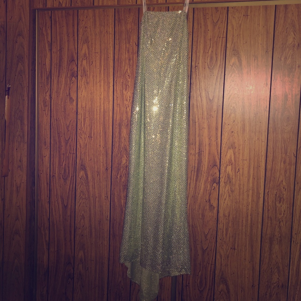 Strapless beautiful sequin dress